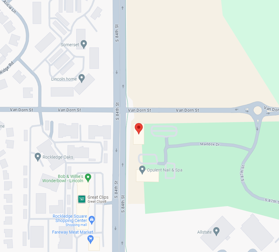 Firethorn lots pin on Google Maps
